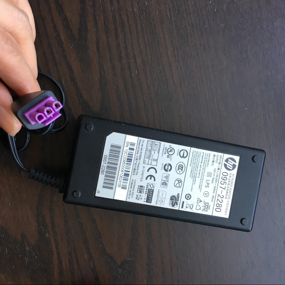 Genuine Original HP 0957-2280 Printer Power Supply AC/DC Adapter